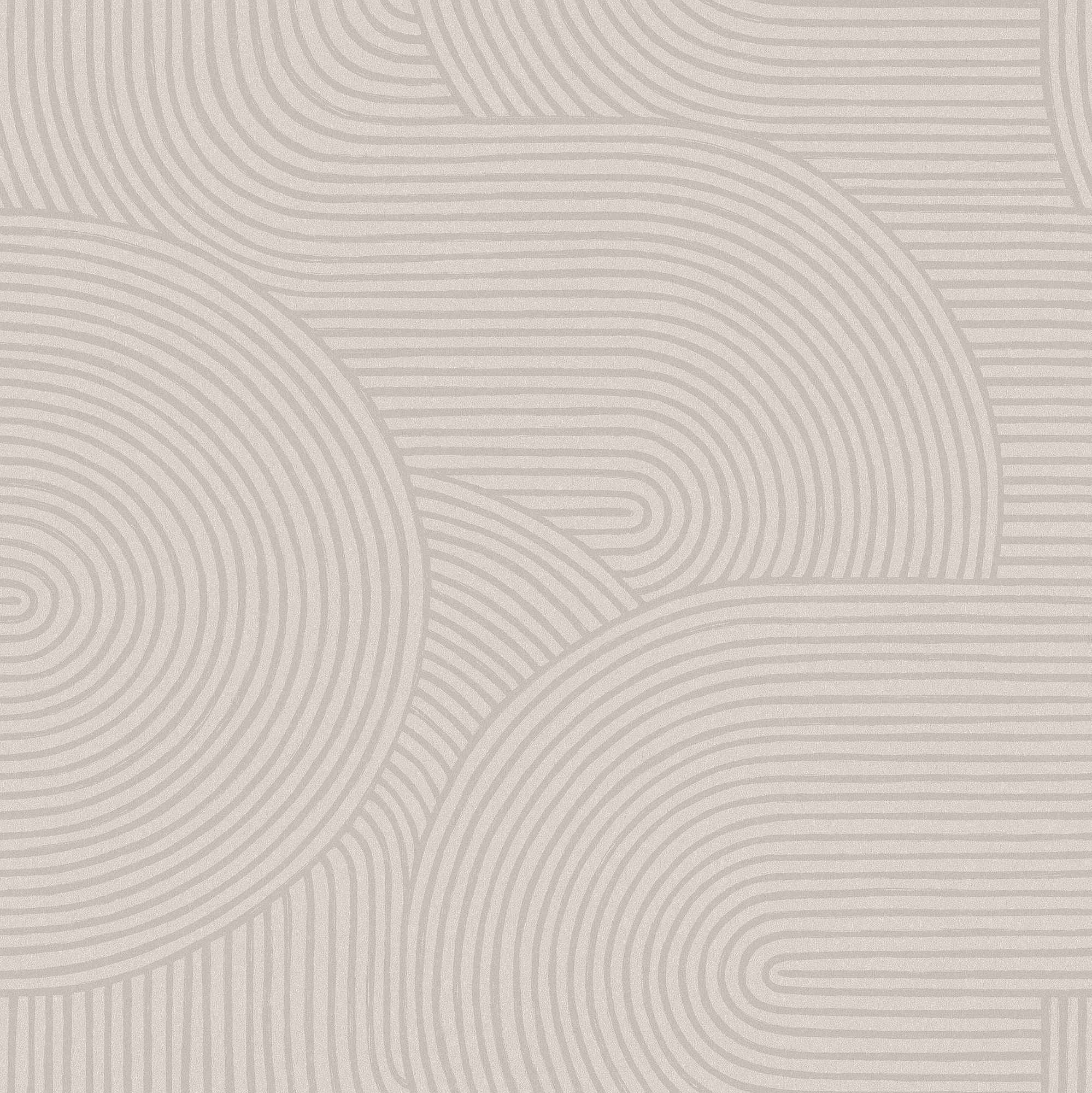 4732 Zen Dark Beige Graphics Wallpaper by Boråstapeter