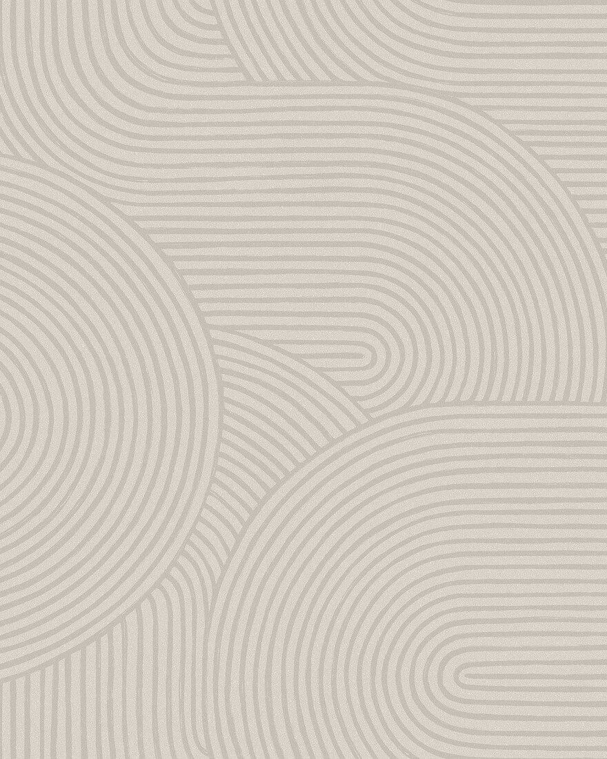 4732 Zen Dark Beige Graphics Wallpaper by Boråstapeter