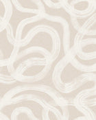 4734 Curve Light Beige Graphics Wallpaper by Boråstapeter