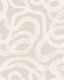 4734 Curve Light Beige Graphics Wallpaper by Boråstapeter