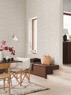 4734 Curve Light Beige Graphics Wallpaper by Boråstapeter
