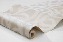 4734 Curve Light Beige Graphics Wallpaper by Boråstapeter