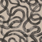 4735 Curve Dark Beige and Black Graphics Wallpaper by Boråstapeter