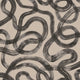 Curve Dark Beige and Black Graphics Wallpaper by Boråstapeter