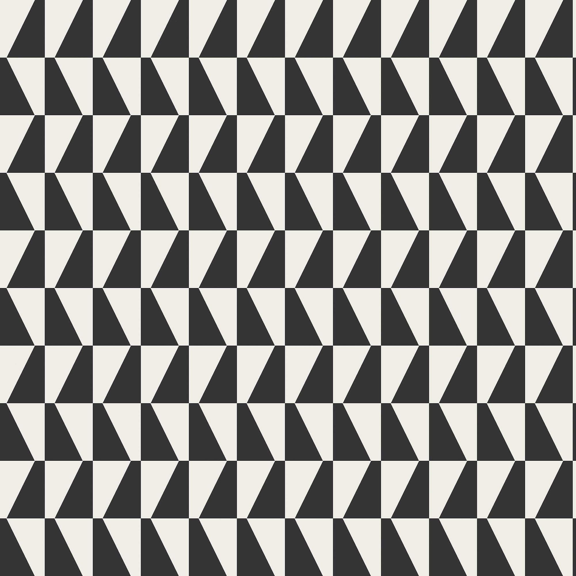 4736 Arne Jacobsen Trapez Black And White Graphics Wallpaper by Boråstapeter