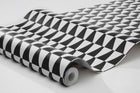 4736 Arne Jacobsen Trapez Black And White Graphics Wallpaper by Boråstapeter