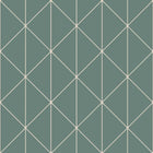 4740 Diamonds Dark Green Graphics Wallpaper by Boråstapeter