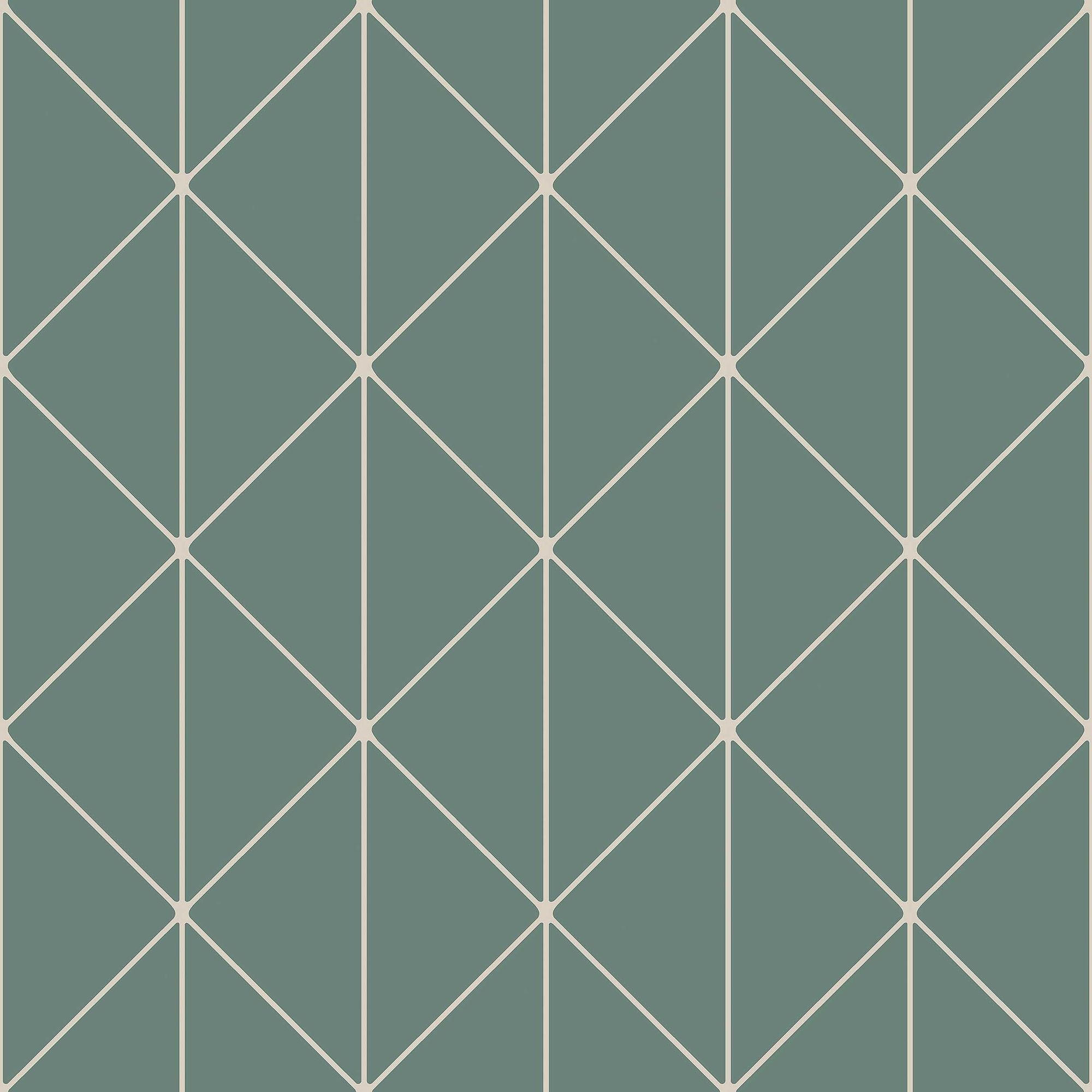 4740 Diamonds Dark Green Graphics Wallpaper by Boråstapeter