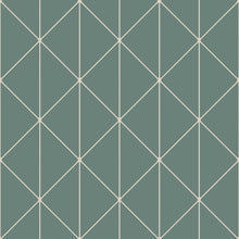 4740 Diamonds Dark Green Graphics Wallpaper by Boråstapeter