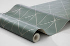 4740 Diamonds Dark Green Graphics Wallpaper by Boråstapeter
