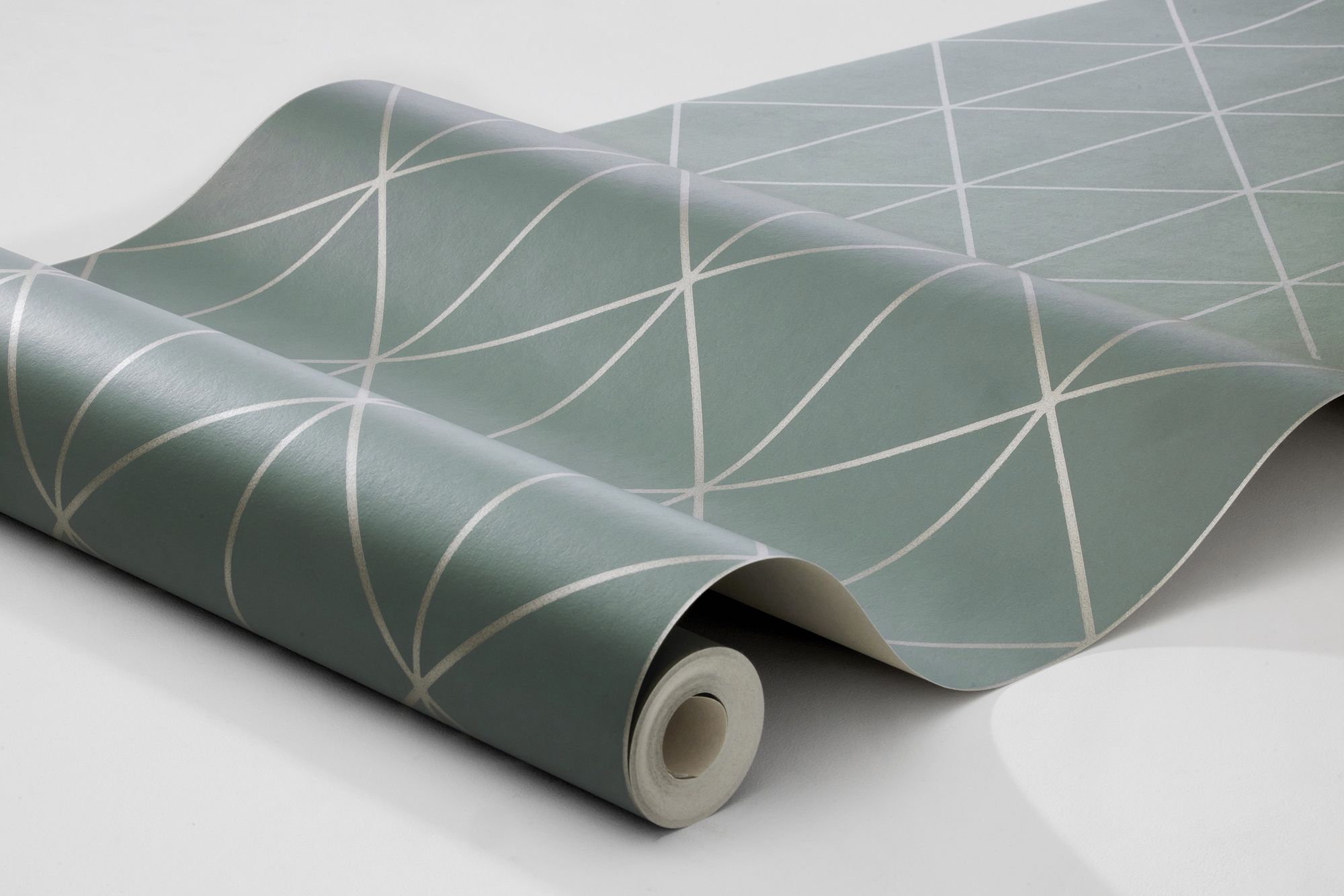 4740 Diamonds Dark Green Graphics Wallpaper by Boråstapeter