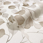 47423 Eucalyptus Flora White and Brown Wallpaper By Galerie