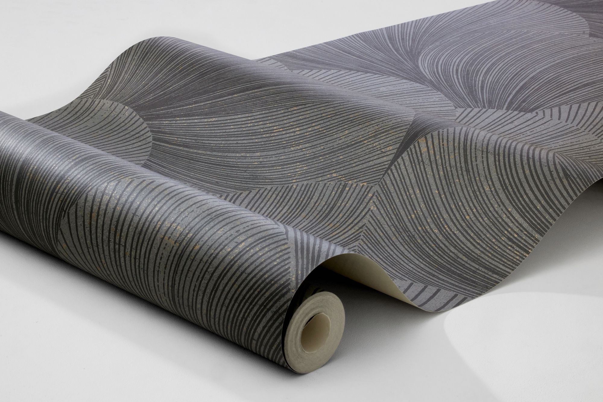 4743 Mirage Dark Grey Graphics Wallpaper by Boråstapeter