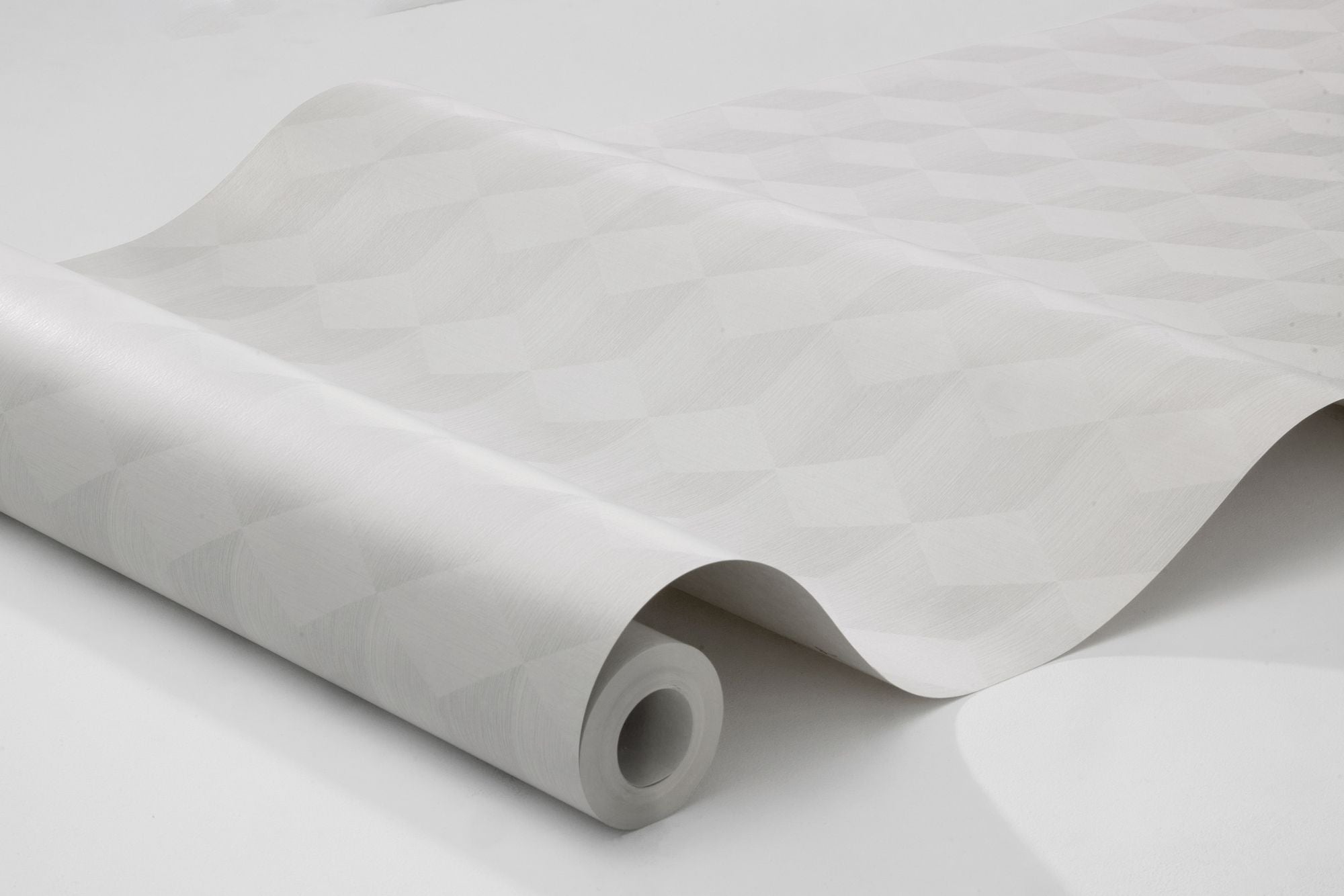 4745 Cube Light White Graphics Wallpaper by Boråstapeter