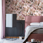 47465 Cherry Blossom Flora Brown, White and Rose Wallpaper By Galerie