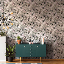 47466 Cherry Blossom Flora Grey, Beige and White Wallpaper By Galerie