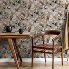 47466 Cherry Blossom Flora Grey, Beige and White Wallpaper By Galerie