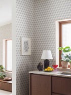 4746 Cube Light Grey Graphics Wallpaper by Boråstapeter
