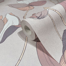 47474 Stylised Floral The New Design Book Grey and Brown Wallpaper By Galerie