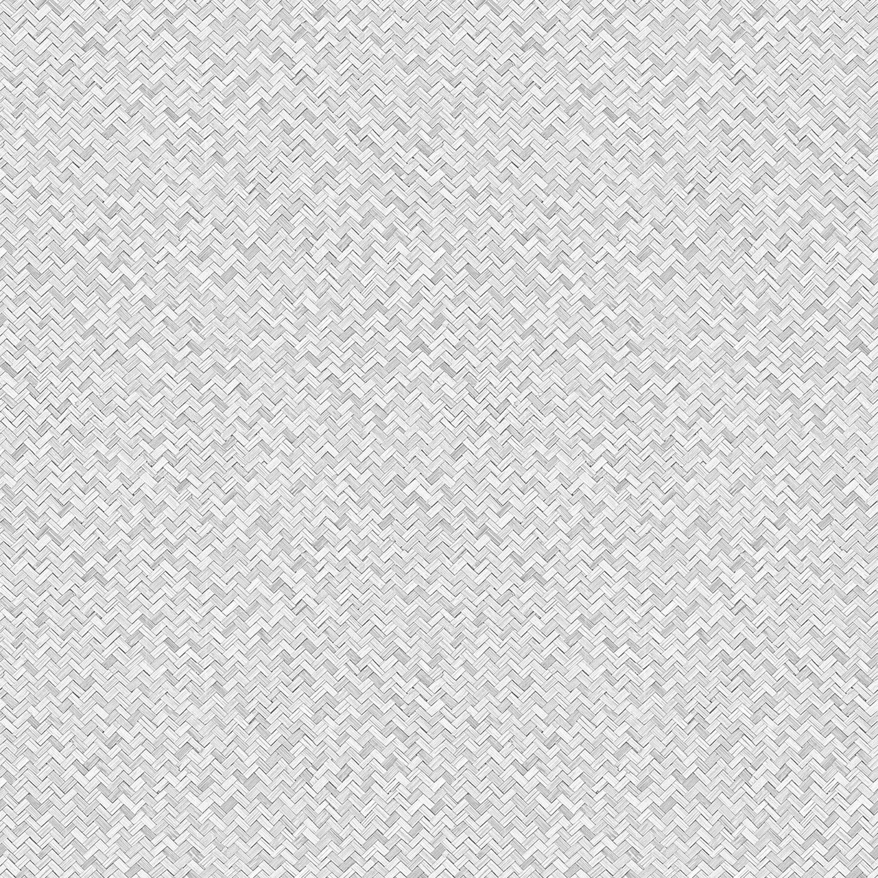 47480 Herringbone Weave Flora Grey Wallpaper By Galerie