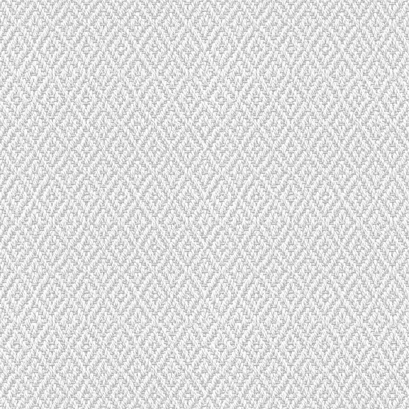 47489 Diamond Weave Flora White and Grey Wallpaper By Galerie