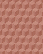 4748 Cube Dark Red Graphics Wallpaper by Boråstapeter