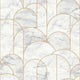 Arch Light White and Grey Graphics Wallpaper by Boråstapeter