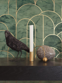 4751 Arch Dark Green Graphics Wallpaper by Boråstapeter