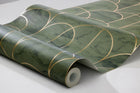 4751 Arch Dark Green Graphics Wallpaper by Boråstapeter