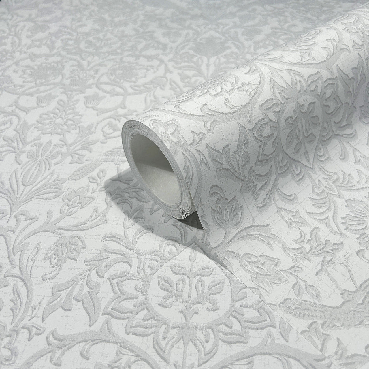 47608 Batik Heritage White Wallpaper By Galerie