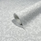47608 Batik Heritage White Wallpaper By Galerie