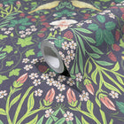 47621 Summer Garden Heritage Purple Lilac Wallpaper By Galerie