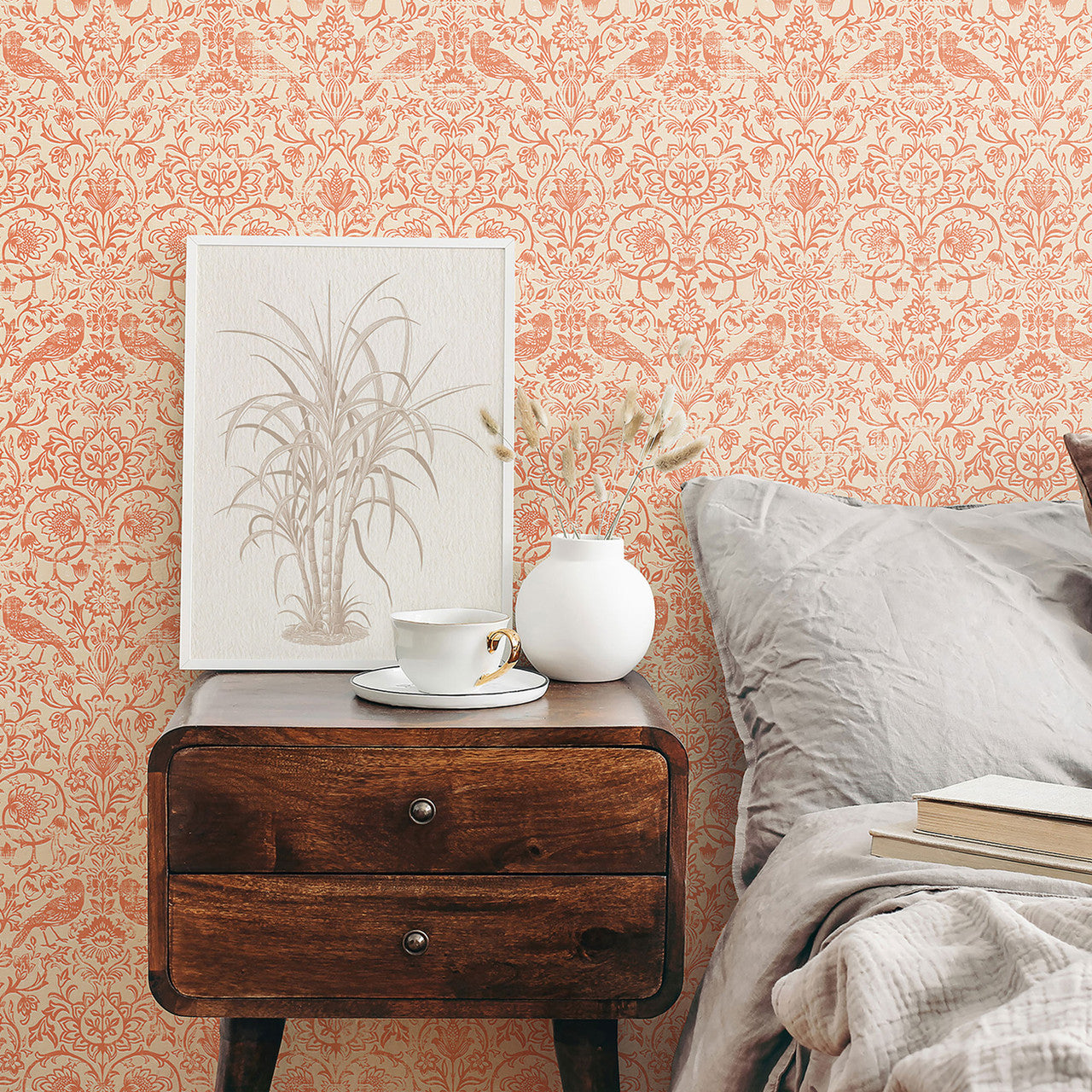47622 Batik Heritage Red Wallpaper By Galerie