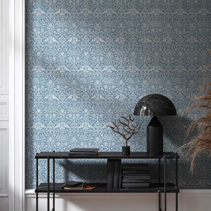 47623 Batik Heritage Blue Wallpaper By Galerie