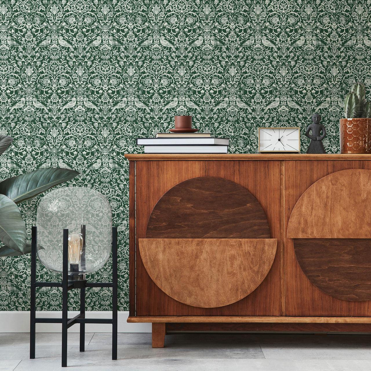 47624 Batik Heritage Green Wallpaper By Galerie