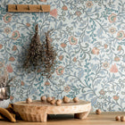 47627 Botanic Heritage Blue Wallpaper By Galerie