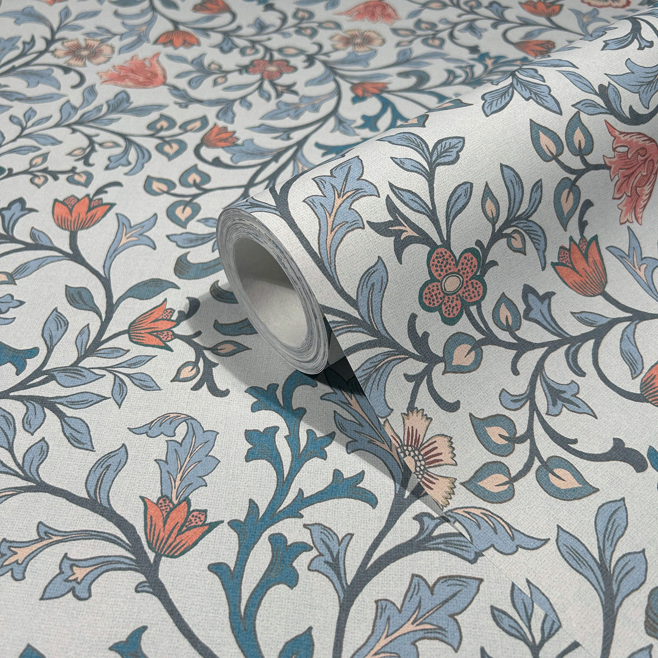 47627 Botanic Heritage Blue Wallpaper By Galerie