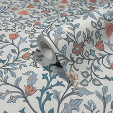 47627 Botanic Heritage Blue Wallpaper By Galerie