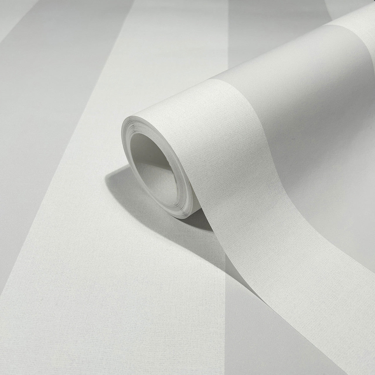 47634 Even Stripe Heritage Silver Grey Wallpaper By Galerie