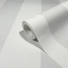 47634 Even Stripe Heritage Silver Grey Wallpaper By Galerie