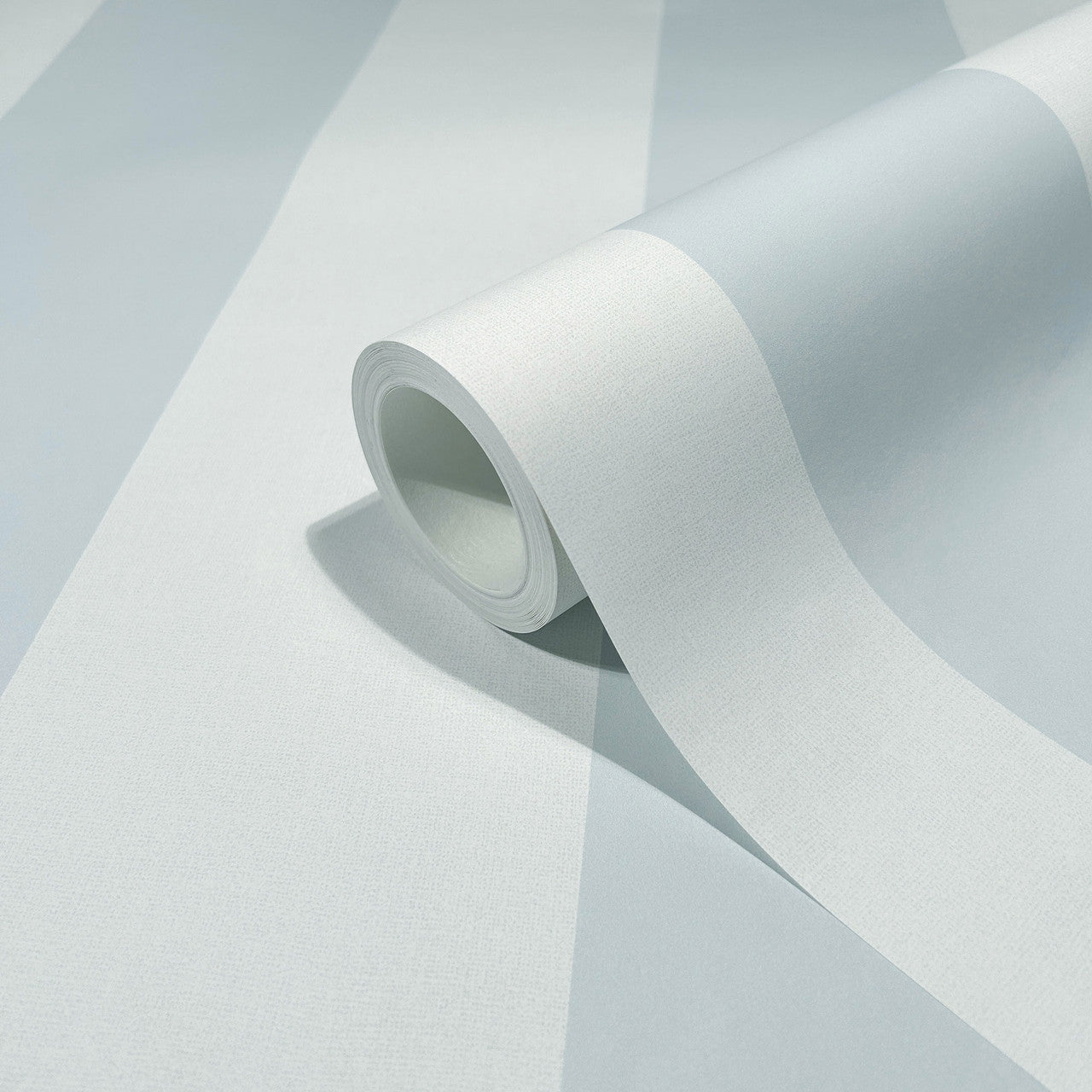 47635 Even Stripe Heritage Blue Wallpaper By Galerie