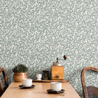 47639 Vintage Leaf Heritage Green Wallpaper By Galerie