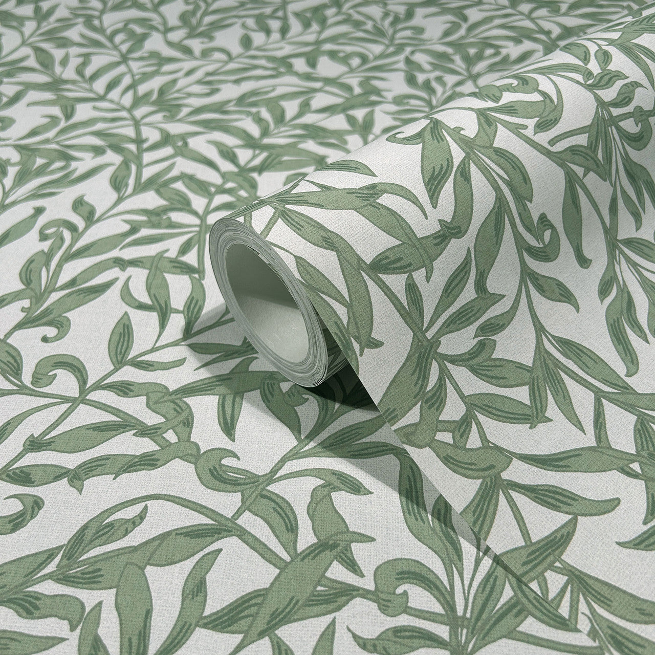47640 Vintage Leaf Heritage Green Wallpaper By Galerie