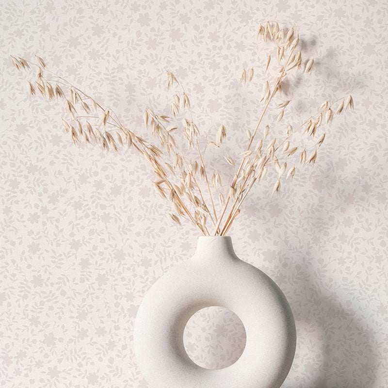 47644 Floral Heritage Pink Wallpaper By Galerie