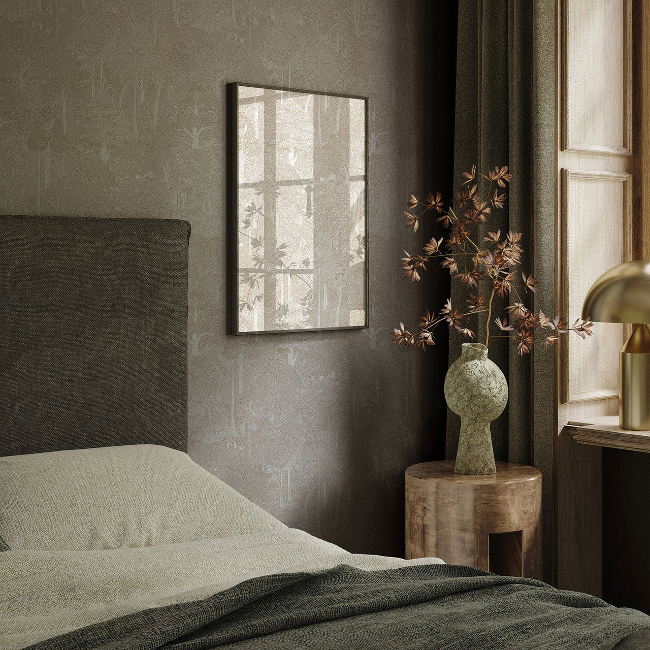 47649 Woodland Heritage Beige Wallpaper By Galerie