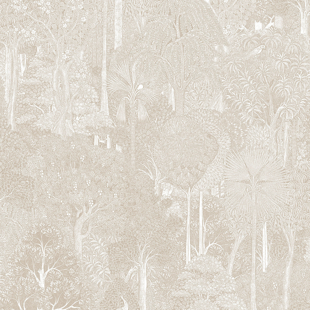 Woodland Heritage Beige Wallpaper By Galerie