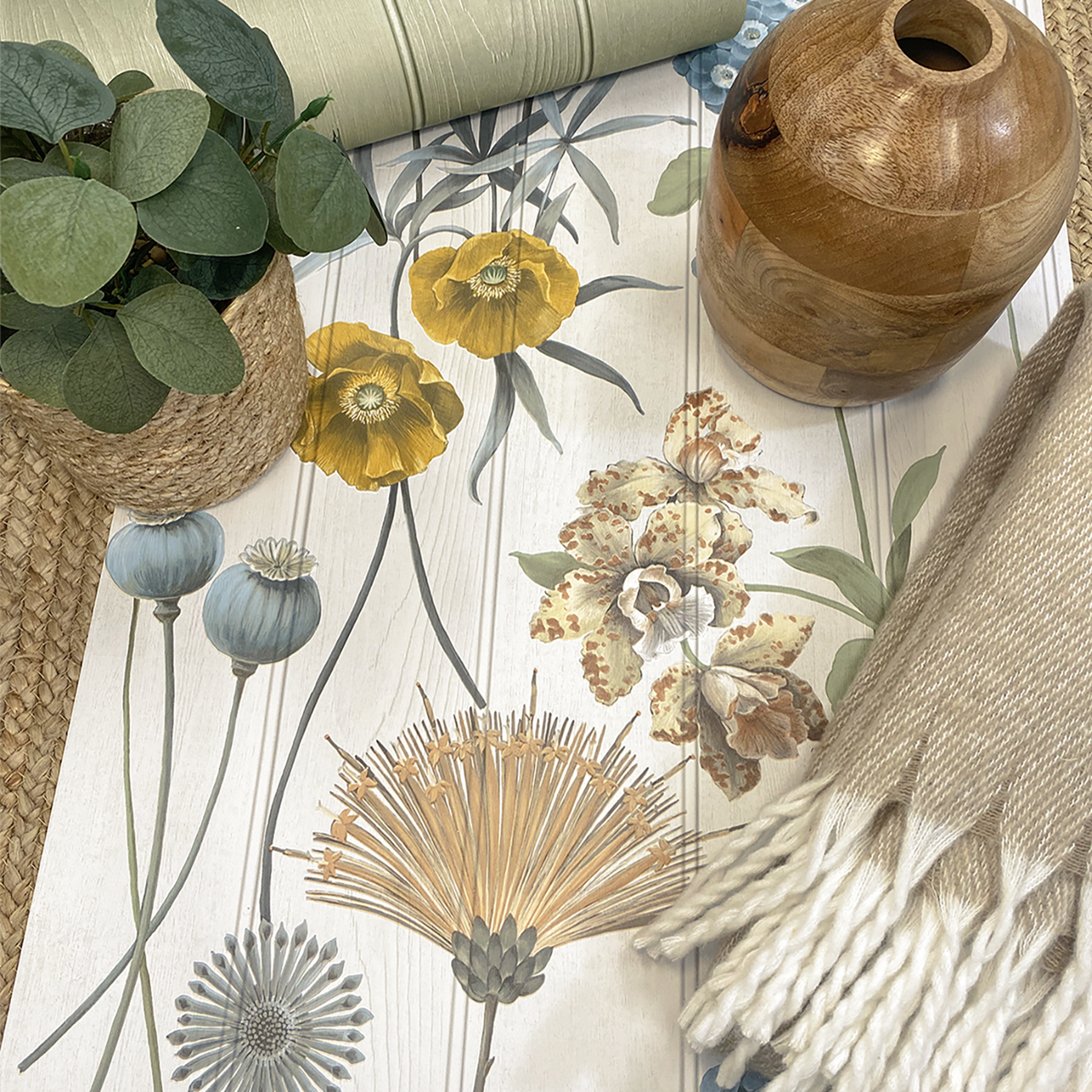 4772 Botanist Wood Panel Wallpaper by Belgravia