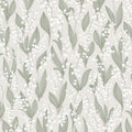 Liljekonvalj Spring Green Wallpaper By Sandberg