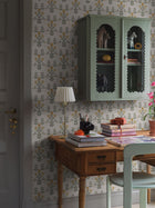 4811 Sippor Yellow and Grey Wallpaper by Boråstapeter