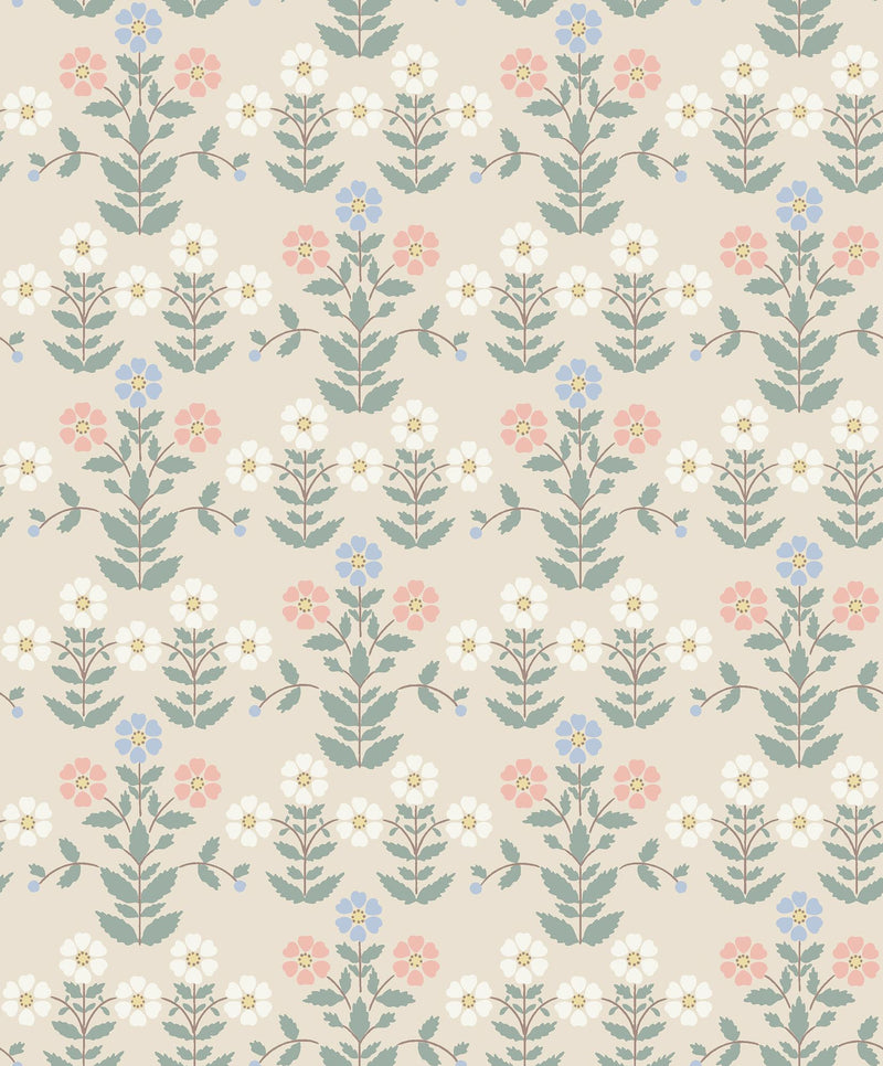 4812 Sippor Multi Wallpaper by Boråstapeter